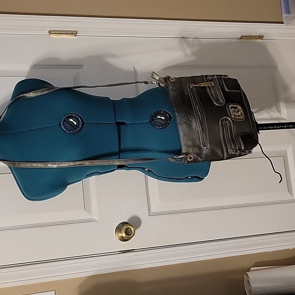 Reflection Dark gray/ silver shoulder crossbody bag - Picture 2 of 6